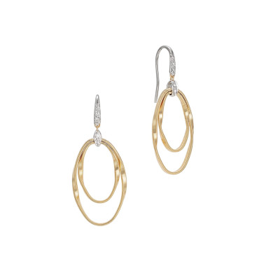         Weißgold, Ohrringe, Marco Bicego Marrakech Onde Ohrringe