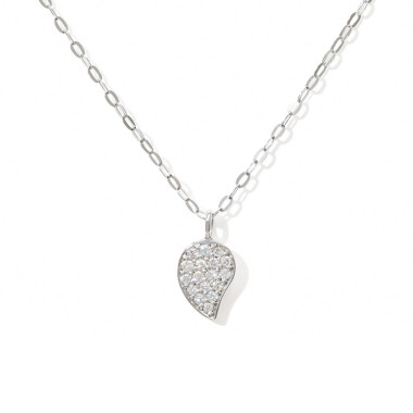         Weißgold, Halsschmuck, Tamara Comolli SPARKLE Drop Halskette