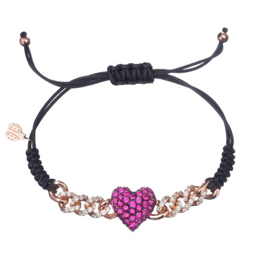         Roségold, Armschmuck, Pippo Perez Herz Armband