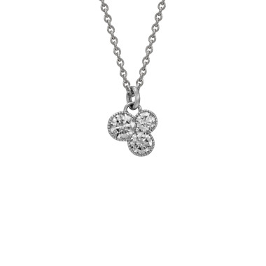         Weißgold, Halsschmuck, H. Krieger Anhänger mit Kette