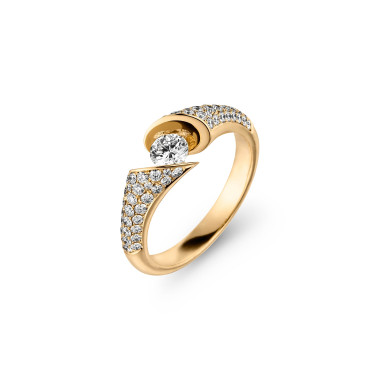         Gelbgold, Ringe, Schaffrath CALLA Diamantring