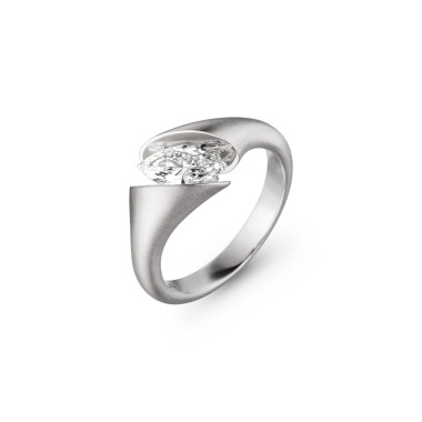         Weißgold, Ringe, Schaffrath CALLA Solitaire