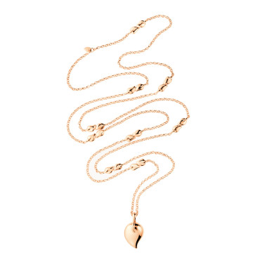         Roségold, Halsschmuck, Tamara Comolli SIGNATURE Drop Halskette