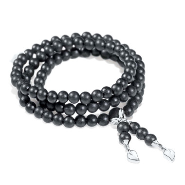         Weißgold, Armschmuck, Tamara Comolli INDIA Armband mit Ebenholz Medium