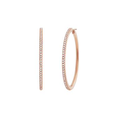         Roségold, Ohrringe, Ole Lynggaard Copenhagen Love Band Creole giga