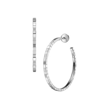         Weißgold, Ohrringe, Chopard Ice Cube Creolen