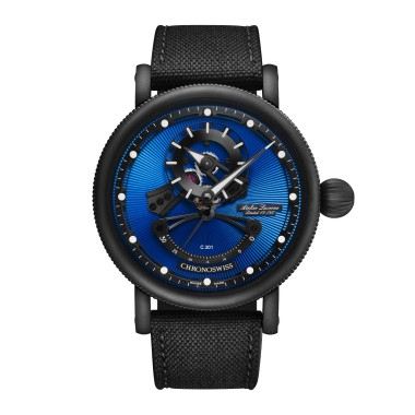         Automatik, Chronoswiss Open Gear Resec Blue On Black
