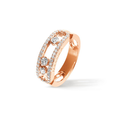         Roségold, Ringe, Messika Move Classique Pavé Ring