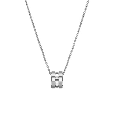         Weißgold, Halsschmuck, Chopard Ice Cube Anhänger mit Halskette