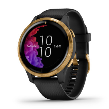         Quarzwerk, Garmin Venu® Schwarz/Gold