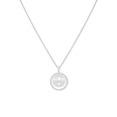         Weißgold, Halsschmuck, Messika Lucky Move PM Collier
