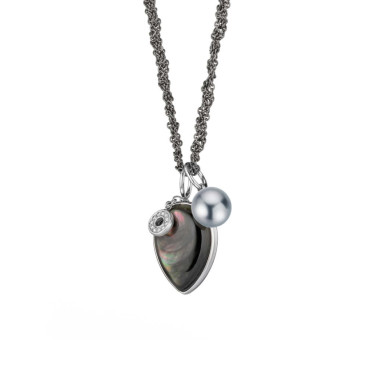         Weißgold, Halsschmuck, Gellner Melange Collier