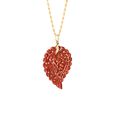         Gelbgold, Halsschmuck, Tamara Comolli INDIA Anhänger mit Onyx Medium
