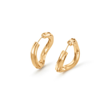         Gelbgold, Ohrringe, Ole Lynggaard Copenhagen Under The Sea Creolen gross