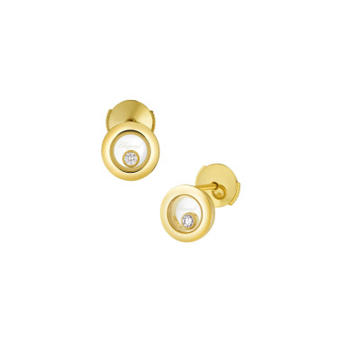         Gelbgold, Ohrringe, Chopard Happy Diamonds Icons Ohrstecker