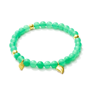         Gelbgold, Armschmuck, Tamara Comolli INDIA Armband mit Chrysoprase Medium