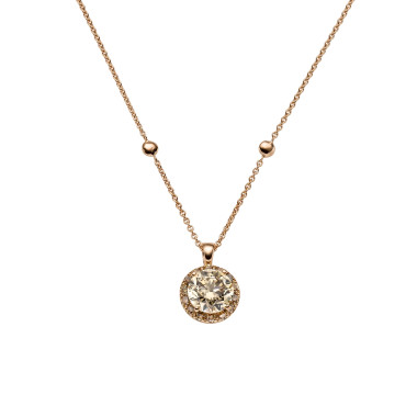         Roségold, Halsschmuck, Leo Wittwer Candlelight Collier