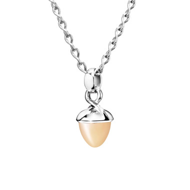         Weißgold, Halsschmuck, Tamara Comolli MIKADO Bouquet Anhänger mit Mondstein