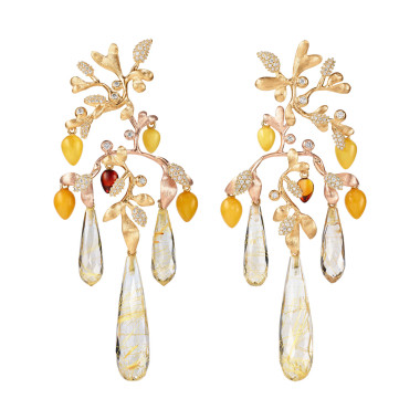         Roségold, Ohrringe, Ole Lynggaard Copenhagen Gipsy Ohrringe