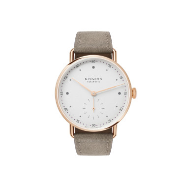        Handaufzug, NOMOS Glashütte Metro Roségold 33