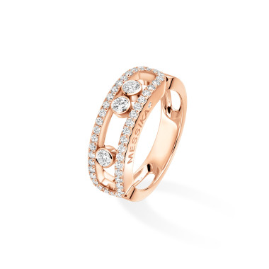         Roségold, Ringe, Messika Move Classique Pavé Ring