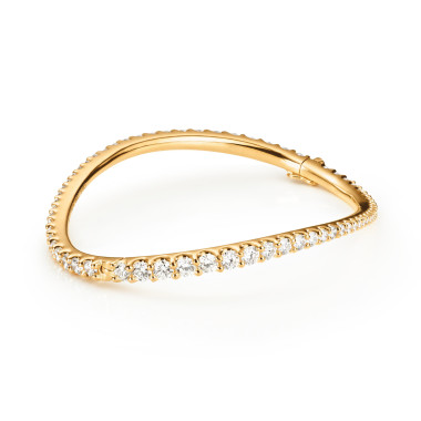         Gelbgold, Armschmuck, Ole Lynggaard Copenhagen Love Bands Armreif