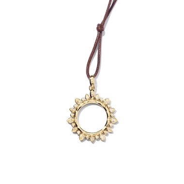         Gelbgold, Halsschmuck, Tamara Comolli GYPSY Sun Anhänger 'Classic' Large