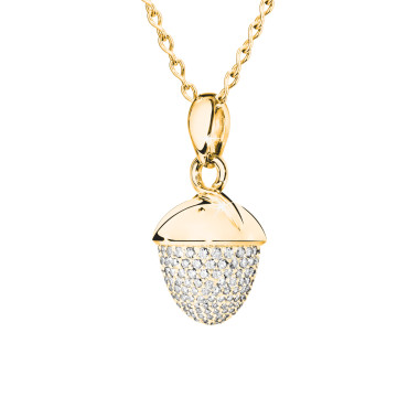         Gelbgold, Halsschmuck, Tamara Comolli MIKADO Bouquet Anhänger XL mit Diamant-Pavé