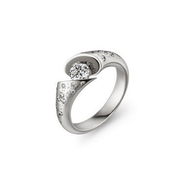         Weißgold, Ringe, Schaffrath CALLA Diamantring