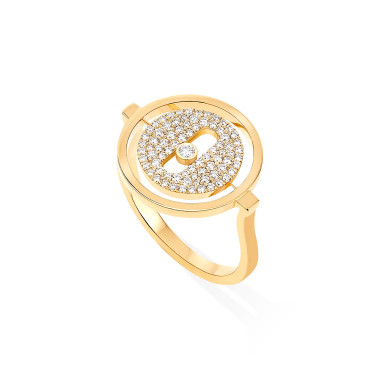         Gelbgold, Ringe, Messika Lucky Move Pavée PM Ring