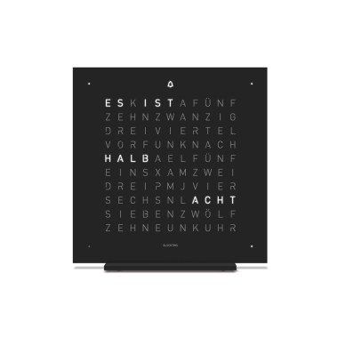         Qlocktwo EARTH 13.5 DEEP BLACK 