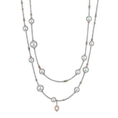         Roségold, Halsschmuck, Gellner Castaway Collier