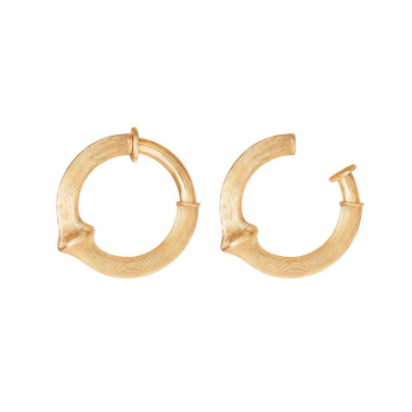         Gelbgold, Ohrringe, Ole Lynggaard Copenhagen Nature Creolen-Ohrclips klein