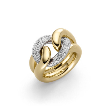         Gelbgold, Ringe, IsabelleFa Ring "Duchesse 15" Pavé