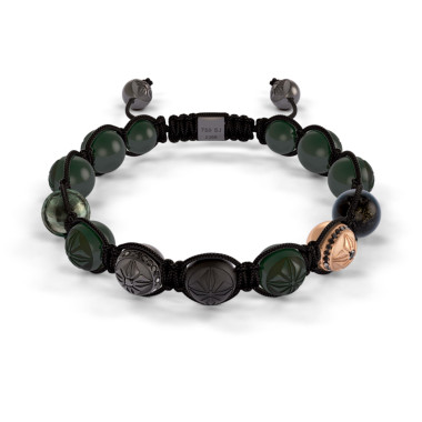         Weißgold, Armschmuck, Shamballa Jewels Braided Armband