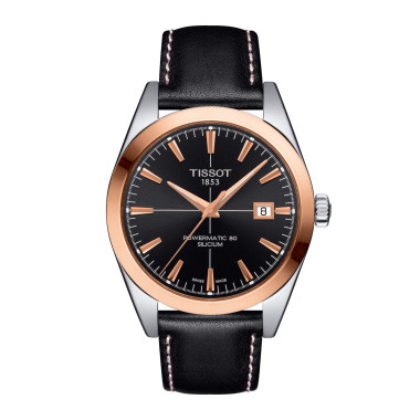         Automatik, Tissot Gentleman Powermatic 80 Silicium 18K Goldlünette