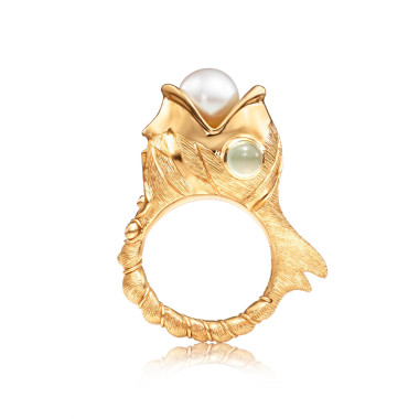         Gelbgold, Ringe, Ole Lynggaard Copenhagen Young Fish Ring