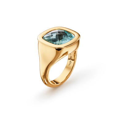         Gelbgold, Ringe, Ole Lynggaard Copenhagen Cushion Ring