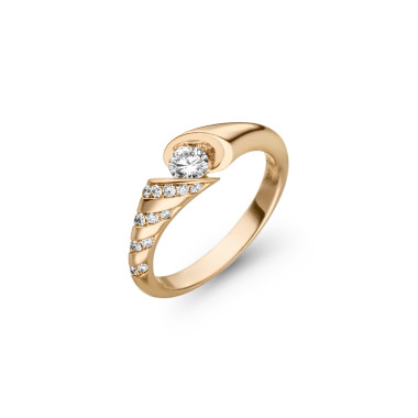         Gelbgold, Ringe, Schaffrath CALLA Diamantring