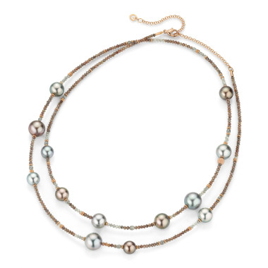         Roségold, Halsschmuck, Gellner Castaway Collier