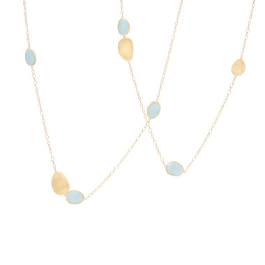         Gelbgold, Halsschmuck, Marco Bicego Lunaria Halskette