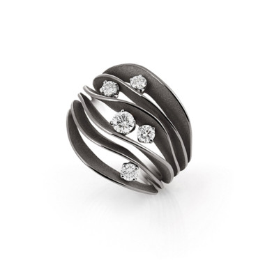         Gold farbig beschichtet, Ringe, Annamaria Cammilli Dune Precious Ring