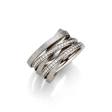         Weißgold, Ringe, Schmuckwerk Ring Saturn