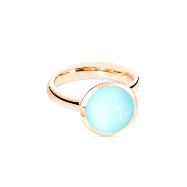         Roségold, Ringe, Tamara Comolli BOUTON Ring Large mit Chalcedon