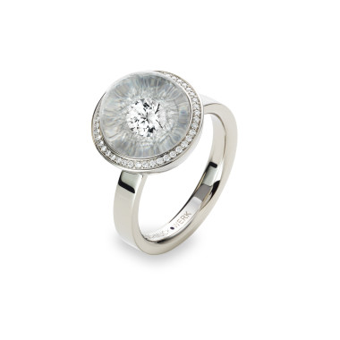         Weißgold, Ringe, Schmuckwerk Glasklar Ring