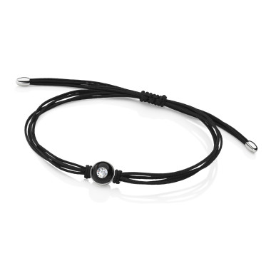         Edelstahl, Armschmuck, Schmuckwerk Glasklar Textilband
