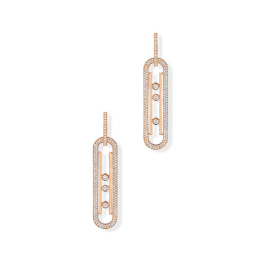         Roségold, Ohrringe, Messika Move 10th Anniversary XL Ohrhänger