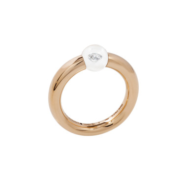         Rotgold, Ringe, Schmuckwerk Glasklar Ring