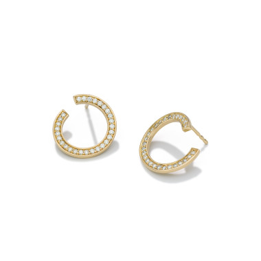         Gelbgold, Ohrringe, Schmuckwerk Saturn Ohrstecker