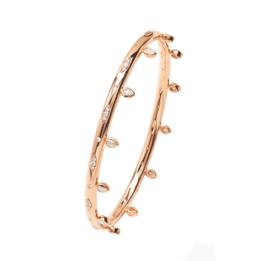         Roségold, Armschmuck, Tamara Comolli GYPSY Armspange 'Drop'